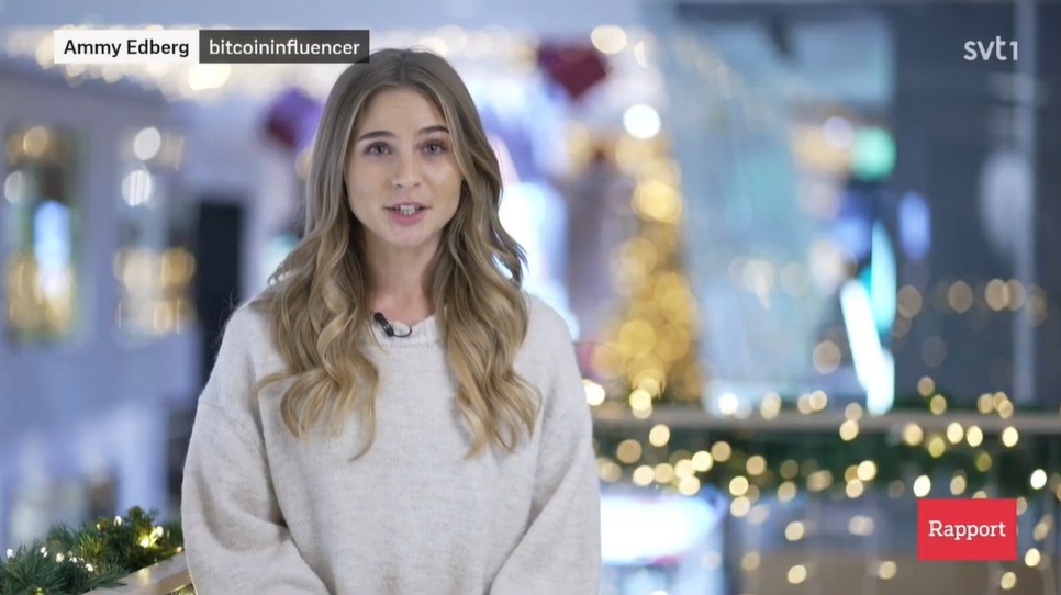 BTChick appearing in a Swedish media interview